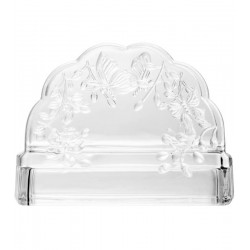 Porta 12cm X 4cm X 9cm Guardanapos New Butterfly Cristal Ecológico